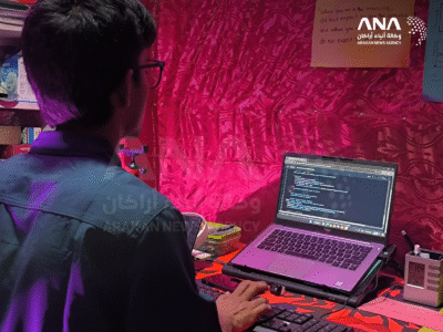 Yasor Arfat working on Skillvite (Image: ANA)