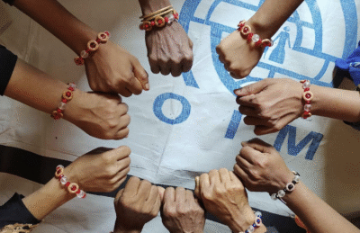 Rohingya women participating in WPP in Bangladesh camps (Image: IOM)