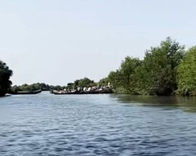 Naf river from Myanmar side near Maungdaw where AA allowed Rohingya to flee to Bangladesh in April 2025 (Image: Social Media)