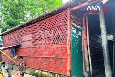 Closed education center in Bangladesh camps (Image: ANA)