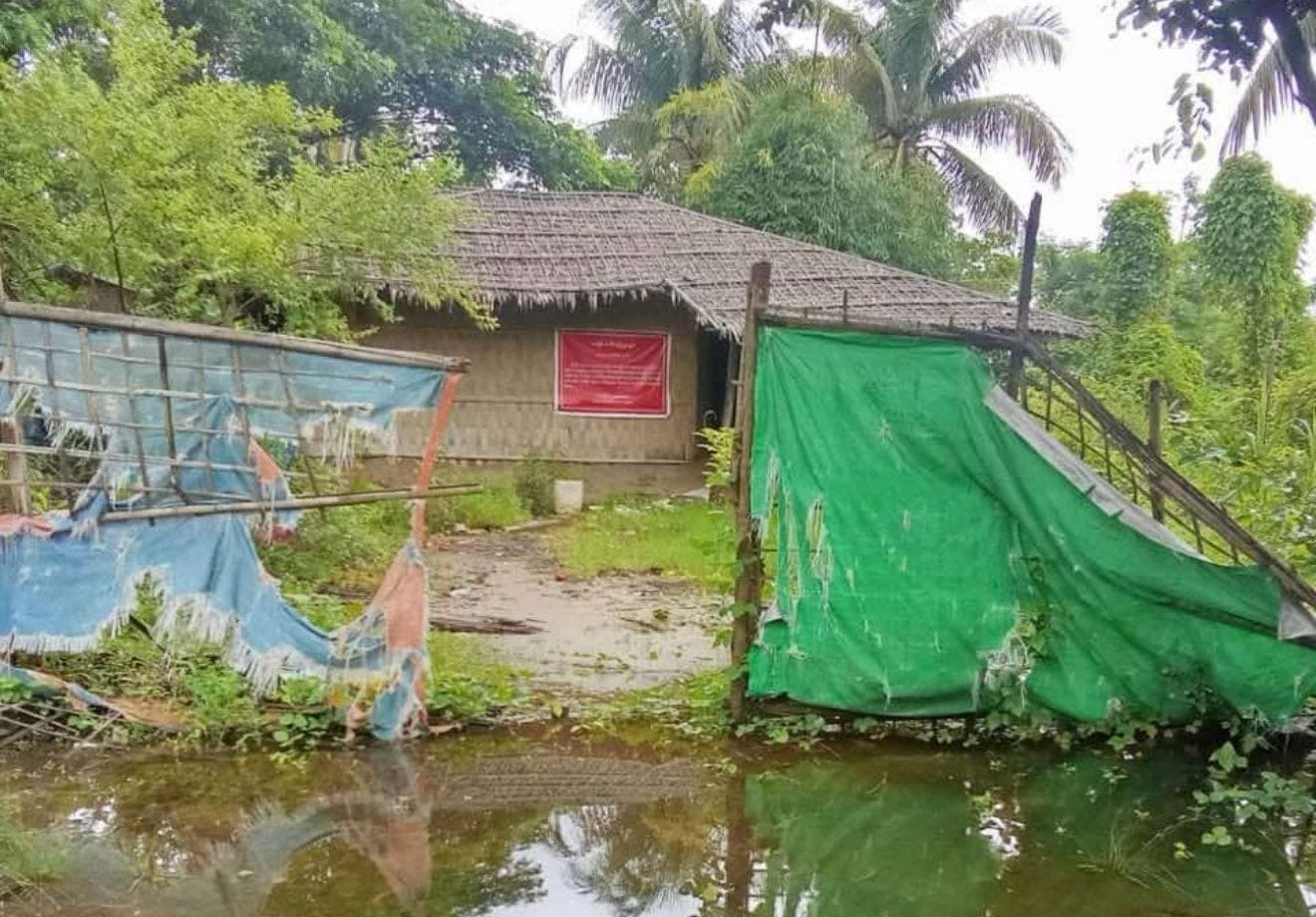 Civilian's house and land recently seized by the AA in Maungdaw (Image: AEN)