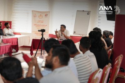 Seminar by the Rohingya activist Muhammad Noor within the club's activities (Image: ANA)