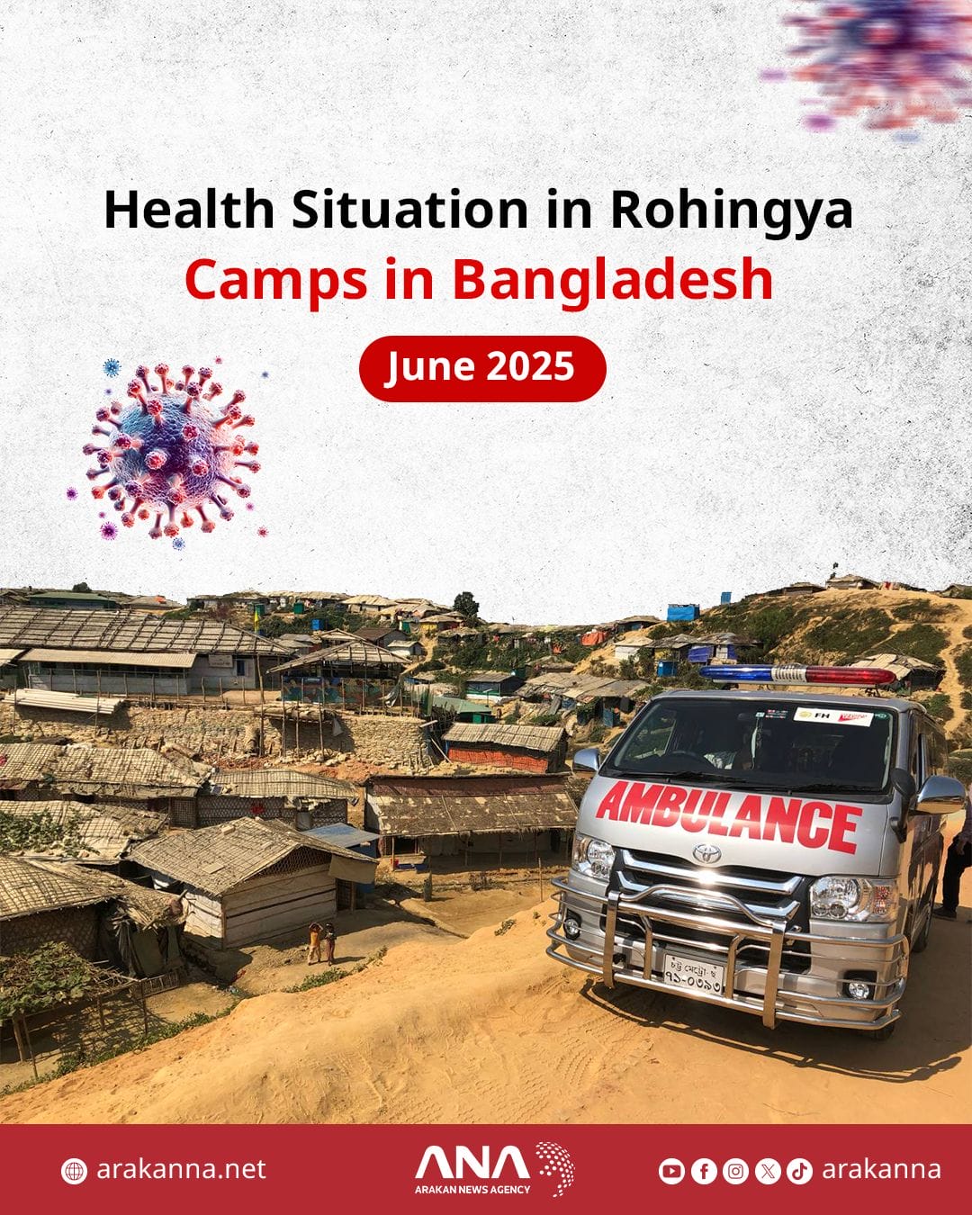 Health situation in Rohingya camps in Bangladesh