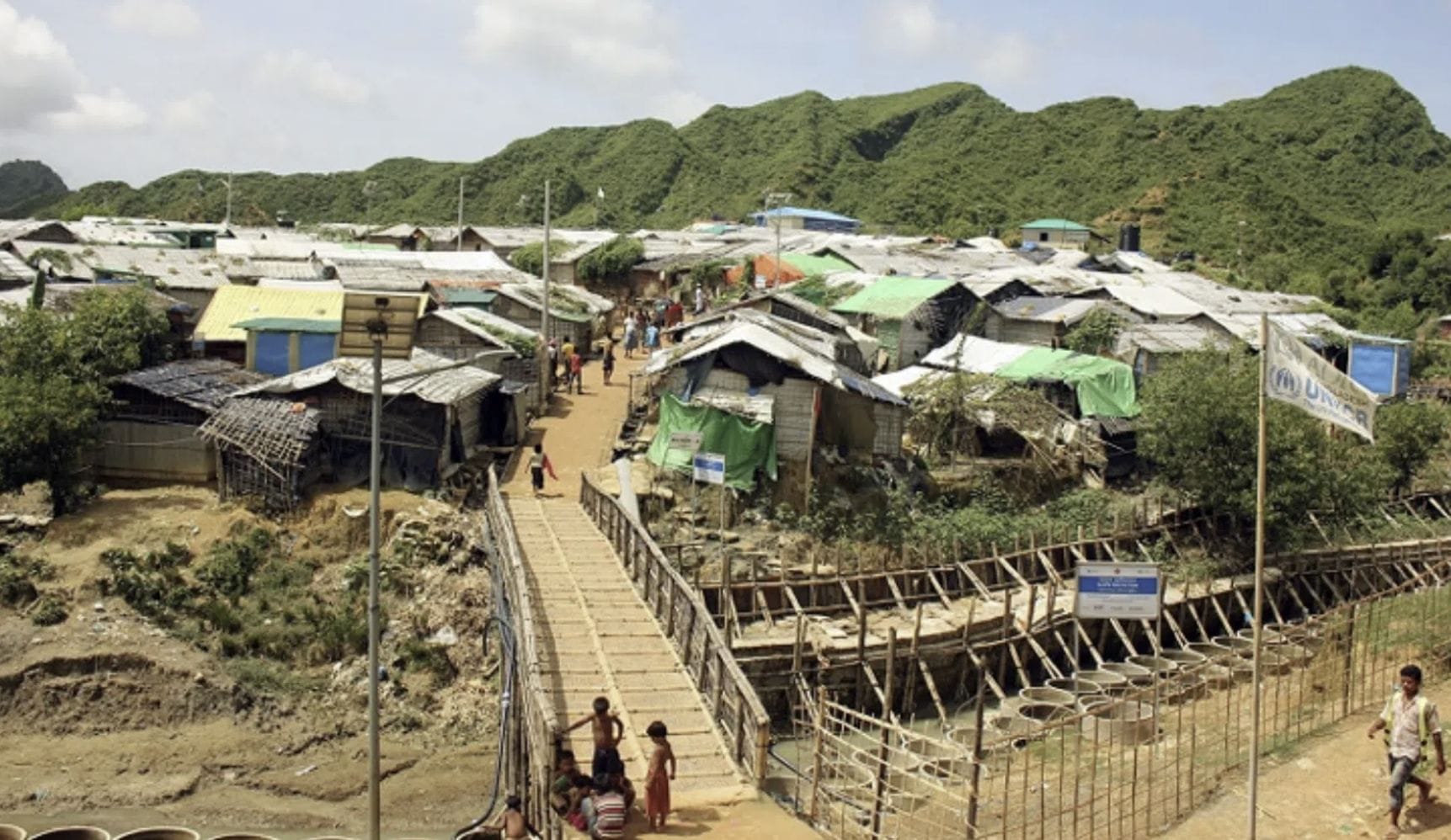 A Rohingya refugee camp in Cox's Bazar, Bangladesh (Image: rising.bd)