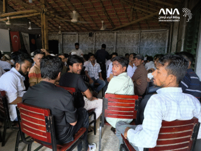 Rohingya taking part in elections in Bangladesh (Image: ANA)