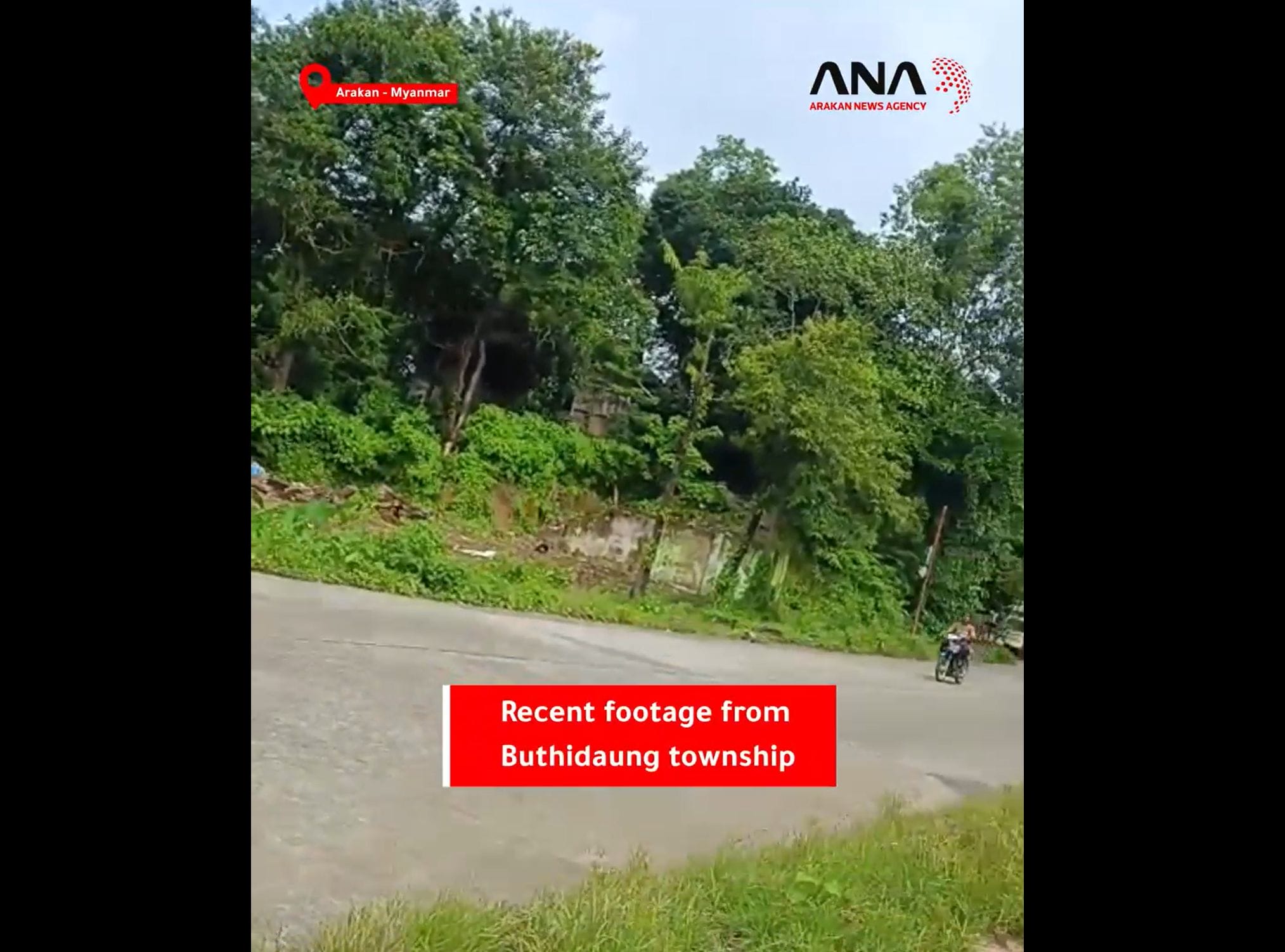 Recent footage from Buthidaung in Arakan state, western Myanmar