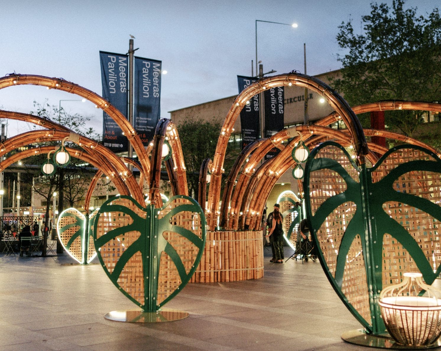 Interactive artwork commemorating the Rohingya tragedy in Sydney (Image: City of Sydney)